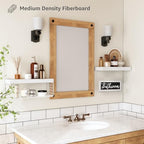 QEEIG ‎Bathroom Shelves with Decor Sign (White, 15.7") - Image 5