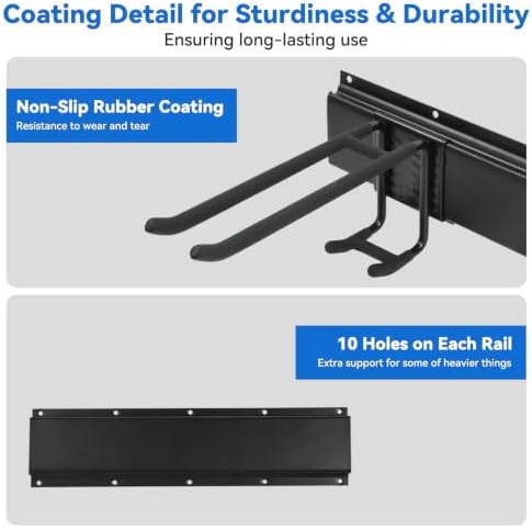 OTraki 63'' Garage Wall Tool Organizer Heavy Duty Steel Tool Storage Rack - Image 3