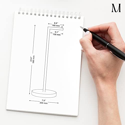 Marmolux Acc - Free Standing Toilet Paper Holder Stand 1pc - Bathroom Storage for 4 Rolls of Toilet Tissue Modern Stainless Steel Matte Black - Toilet Roll Stand - Image 6