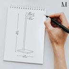 MARMOLUX ACC Free Standing Toilet Paper Holder Stand and Storage - 4 Jumbo Roll Bathroom Hardware Toilet Paper Stand - Stainless Steel Standing Toilet Paper Holder -Matte Black/Black Marble Base - Image 6