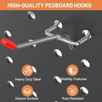 Ultrawall Pegboard Hooks Set, Peg Board Organizer Accessories with Bins - Image 5
