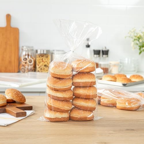 Restaurantware Clear Plastic Bread Bag, 11 x 20 In, 250 Pack - Image 3