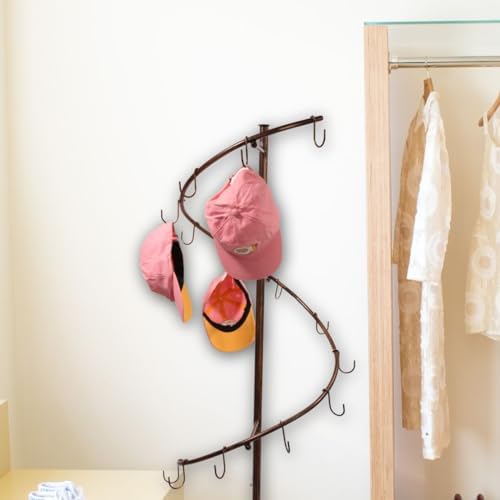 SSWBasics Boutique Cobblestone Spiral Purse Rack Stand - (6'H x 17" W) - Image 5
