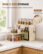 Kitchen Countertop Organizer, Counter Shelf for Corners Coffee Bars Pantry - Image 2