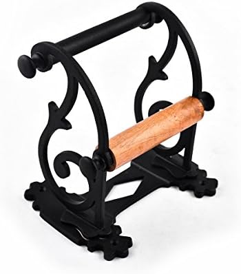 Renovators Supply Manufacturing Toilet Paper Holder Stand Wall Mount 6.5 in.Black Aluminum Toilet Paper Roll Holder with Mounting Hardware - Image 6