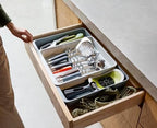 Joseph Joseph DrawerStore Expanding Utensil and Gadget Organizer, Expandable Tray for Kitchen Drawer, Recycled Plastic - Image 3