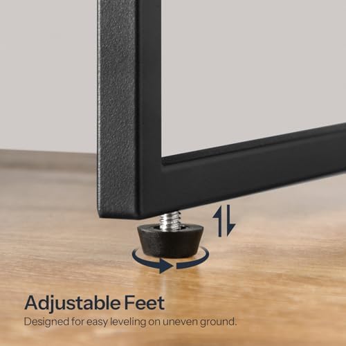 HOOBRO Shoe Rack, 5 Tier Shoe Storage Organizer with 4 Oxford Fabric Shelves and Top Panel, Holds 16-20 Pairs of Shoes, for Entryway and Closet, Industrial, Greige and Black BG50XJ01 - Image 6