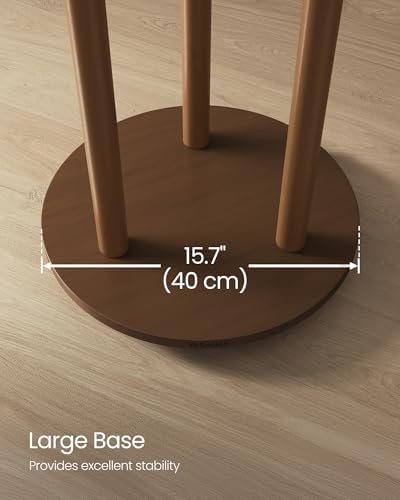 VASAGLE Freestanding Coat Rack Stand, with Wheels, 11 Hooks, 3 Shelves - Image 5