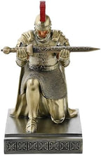 Roman Praetorian Prefect Warrior Knight Pen Holder Desk Ornament Bronze - Image 3
