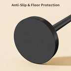 YUMORE Toilet Paper Holder Stand, Minimalist Design, Matte Black - Image 5