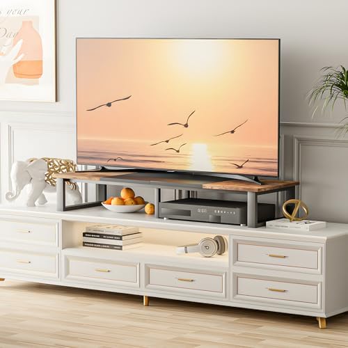 aboxoo 45" TV Riser Stand for 32-60 Inch TV, TV Shelf with Steel Legs - Image 3