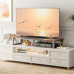 aboxoo 45" TV Riser Stand for 32-60 Inch TV, TV Shelf with Steel Legs - Image 3
