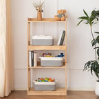 OIAHOMY 3-Pack Storage Baskets for Organizing Woven Small Basket Gery - Image 2