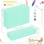 Fainne 24 Plastic Pencil Case Bulk, Single Layer, Multicolor, M - Image 2