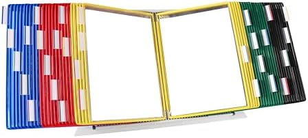 Tarifold Desktop Reference Display System, 50 Pockets, Expandable, Assorted by TARIFOLD