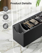 Lolalet Belt Organizer for Closet, Belt Box & Storage Drawer -Black - Image 6