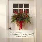 84ECO Set of 2 Wicker Hanging Baskets for Organizing, Front Door, Mail, Flowers - Woven Wall Baskets for Storage - Image 3