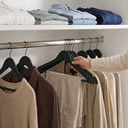 StorageWorks Wooden Coat Hangers, 30 Pack Wood Clothes Hanger for Closet - Image 6