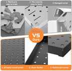 WALMANN Metal Pegboard Kit with Accessories, 24x48 in Garage Tool Pegboards - Image 6