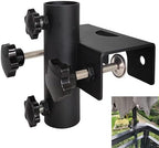 Heavy Duty Parasol Holder Patio Umbrella Stand Mount Umbrella Stand Bench Buddy Umbrella Holder Fixed Clip Umbrella Clamp for Deck,Chair,Desk,Dock,Beach Courtyard Balcony,Boats,Tailgates by VANROUG