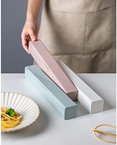Reusable Cling Film Cutter Dispenser Adjustable Plastic Wrap Cutter Multifunctional Tin Foil Cling Film Cutter Household Kitchen Accessories for Cooking Lover (Color : Pink) - Image 3