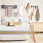 Alise Double Towel Racks for Bathroom Wall Mount 24 Inch,Matte Black - Image 2