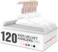 HOUSE DAY Velvet Kids Hangers 120 Pack, Premium Children Hangers for Closet by HOUSEDAY