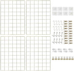 CIKLCIX Wire Wall Grid Panel Set of 4, Photo Display Board & Memo Board by Unknown