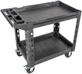 Klein Tools 54831MB MODbox Utility Cart, 2-Shelf Heavy Duty Rolling Tool Cart, 500-Pound Capacity, 6-Inch Wheels, for Jobsite, Warehouse by Unknown
