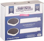 The Lazy Susan Revolution - Expansion Pack - Dark Gray - 2 Straight Tracks and 2 Trays. Does not Work Without the Lazy Susan Revolution Full Set (Sold Separately). - Image 5
