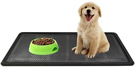 Envelor Chevron Rubber Snow Weather Indoor Outdoor Multi Purpose Pet Food Cat Litter Paint Utility Floor Tray Boot-scrapers, 16 x 30 Inches (Model: Chevron Boot Tray) - Image 5