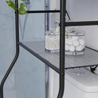 Home Zone Living Over-the-Toilet Bathroom Storage Cabinet Organizer - Image 7
