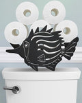 Ocean Fish Toilet Paper Holder Stand, Decorative Toilet Paper Storage by Wigag