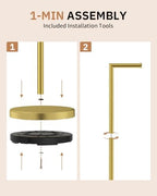 BWE Bathroom Toilet Paper Holder Stand Brushed Gold SUS304 Stainless Steel - Image 7