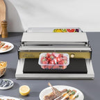 Hand Wrapping Machine, 110V 270W Cling Film Packaging Machine, 17.72In Width Heating Film Wrapper, Hand Food Wrap Film Dispenser for Supermarket, Fruit Store, Seafood Market, Household - Image 3