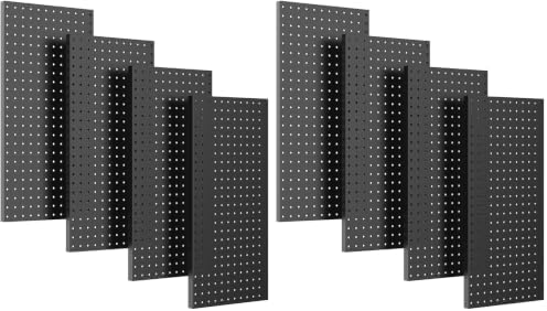 Ultrawall 4 Pcs Metal Pegboard Wall Panels, Peg Boards for Garage Tool Storage (Pack of 2) by UltrawallGarageToolsOrganizer