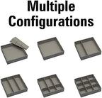 Household Essentials 3 Piece Starter Set, Latte Drawer Organizer, 3 Count (Pack of 2), Brown - Image 4