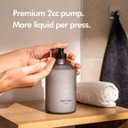 KIVY Glass Soap Dispenser Set 2X 16oz - incl. Waterproof Labels - with Pump - Image 3