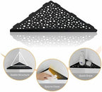 WELLUP Shower Corner Shelf 2 Pack,10" Shower Shelf for Tiled Wall Black - Image 5