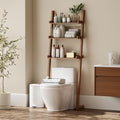 Over The Toilet Storage Shelf Wood, 3-Tier Above Toilet Organizer Rack, Freestanding Above Toilet Shelf for Bathroom, Laundry, Space Saver, Walnut Color. by YQJJGL