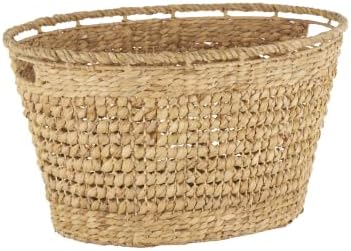 Deco 79 Seagrass Storage Basket, Basket 30" x 21" x 17", Brown - Image 2