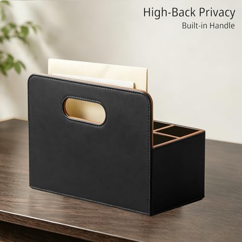 Mail Organizer Countertop, Pencil Holder, Office Supplies File Bill Sorter - Image 4