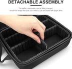 Barber Carrying Case,Barber Case, Stylist Tool Box Professional Salon Hair Cutting Grooming Kit Storage Organizer for Clippers, Scissors, Barber Supplies (Small) - Image 5