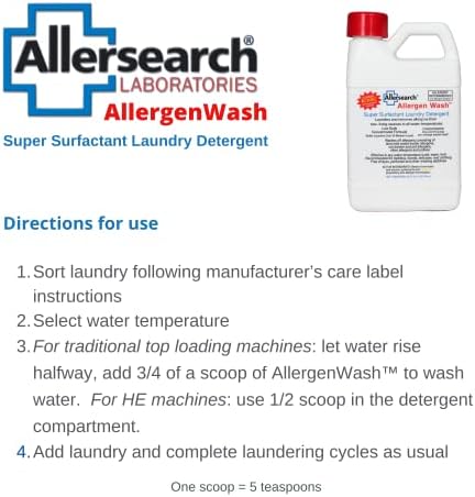Allersearch AllergenWash 24 Oz Laundry Detergent - Image 6