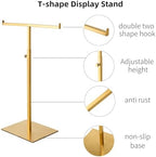 Purse Display Stand Set of 2 Jewelry Tower Stainless Steel - Image 6