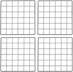 PATIKIL Wall Grid Panel Metal Wire Photo 12x12 Black 4Pcs by PATIKIL