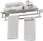 Alise Double Towel Rack for Bathroom Wall Mounted 24 Inch,Polished Chrome by Alise