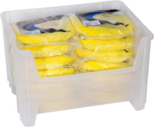 Akro-Mils Stak-N-Store Stackable Storage Bins, 15"x20"x12-1/2, Clear, 3-Pk - Image 6
