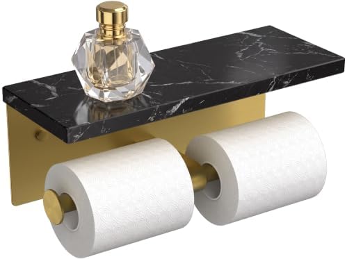 FORIOUS Toilet Paper Holder with Shelf, Commercial Toilet Paper Dispensers by FORIOUS