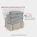 Compactor XXL Vacuum Storage Bag & Semi-Rigid Box, Closet Organizer, 210L - Image 6